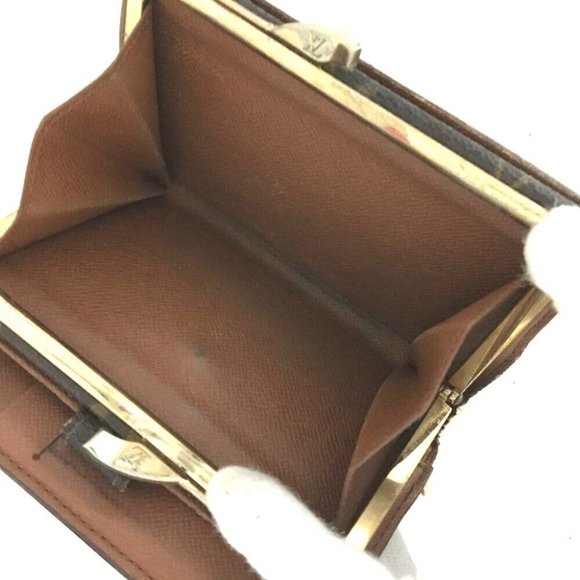 252121U Louis Vuitton Wallet Porte Monnaie Billets Viennois Brown Monogram - Picture 6 of 9